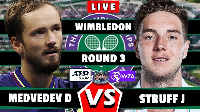 Struff vs Medvedev Live Stream: Watch Online, Dont Miss the Tennis Thrills.