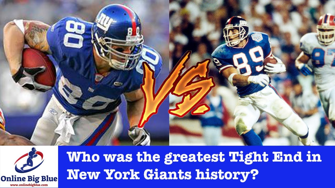 The Giants Tight End Story: A History of New Yorks Best