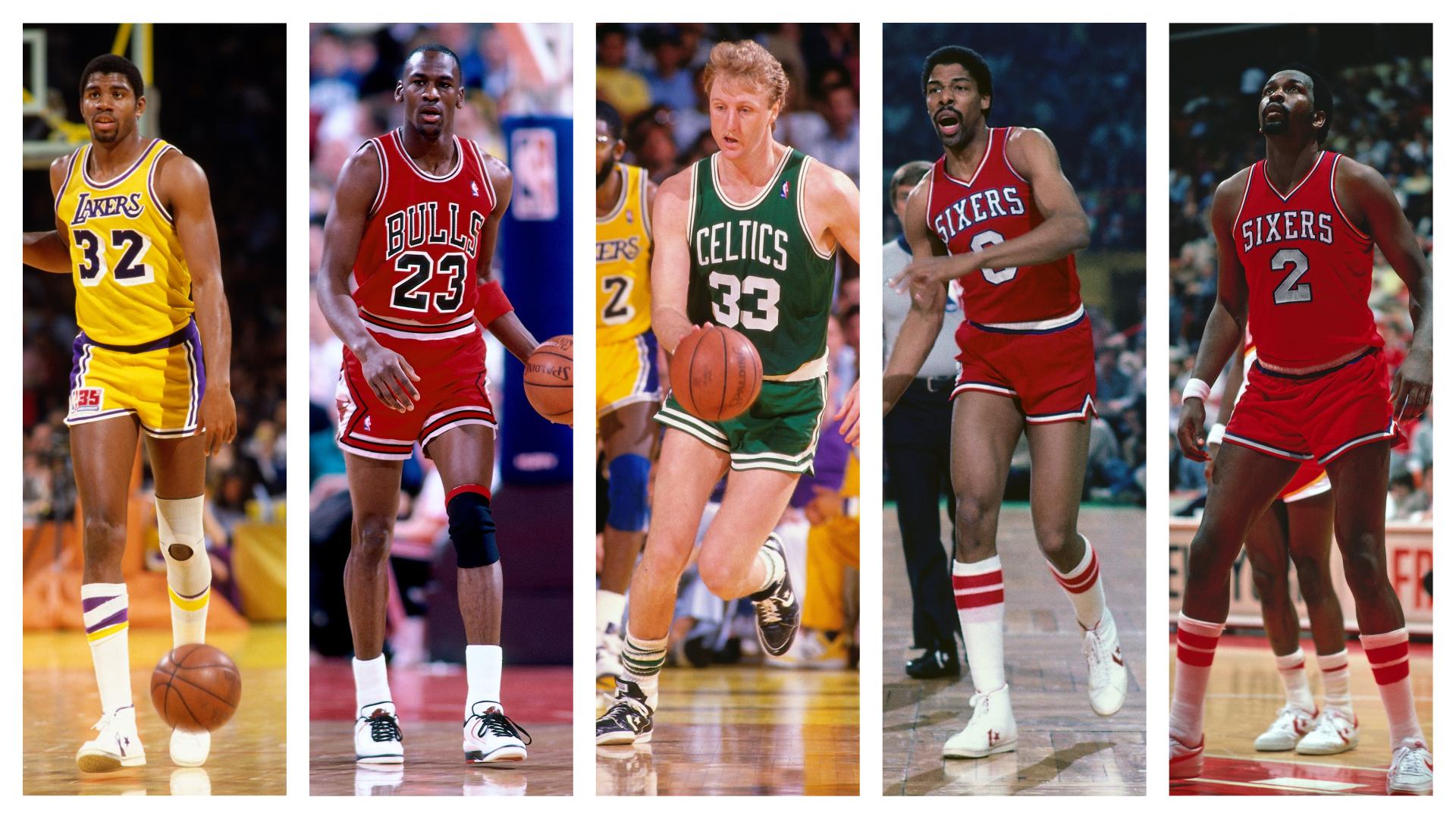 1980s basketball players: then and now. See what your favorite players are up to!