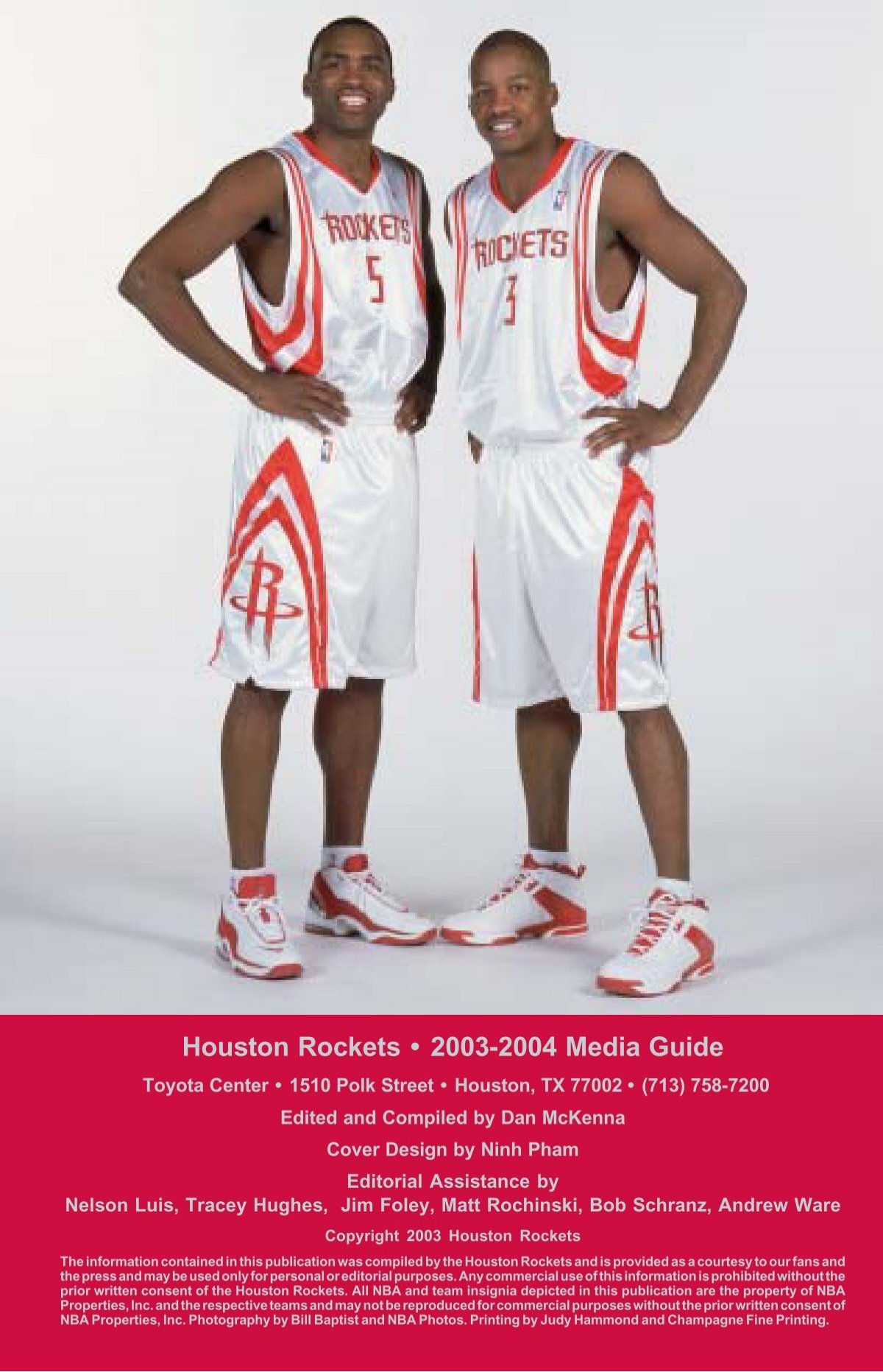 The Houston Rockets 2003 Roster: These Players Made up the Team!