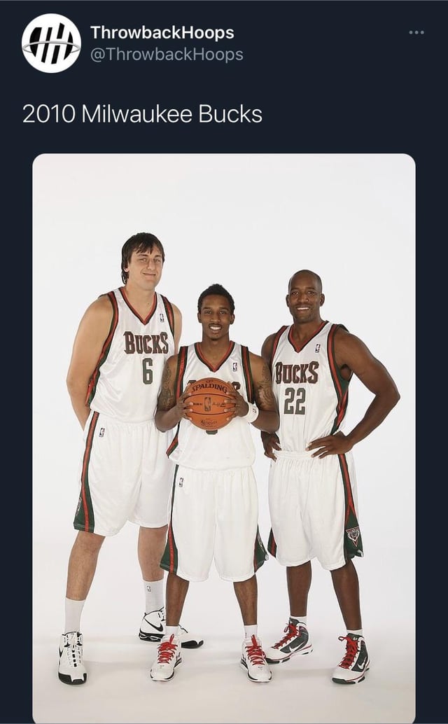 What did the Bucks roster 2010 look like? Remember these guys?