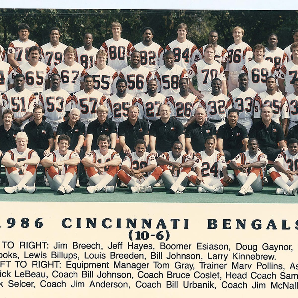 Looking for 1982 Cincinnati Bengals Roster details? Heres all.