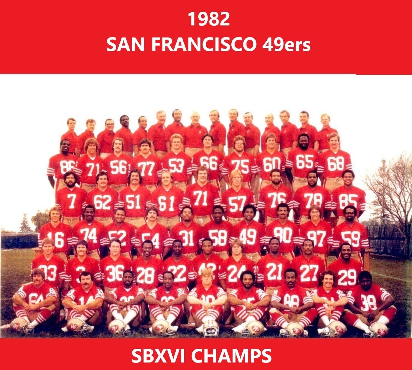 san francisco 49ers 1982 roster: See the Full Player List!